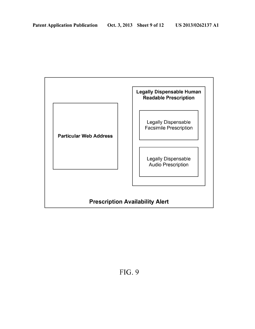 Method of Routing an Electronic Prescription to a Non-Participating     Dispensing Pharmacy - diagram, schematic, and image 10