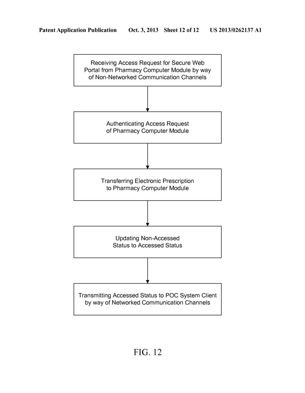 Method of Routing an Electronic Prescription to a Non-Participating     Dispensing Pharmacy - diagram, schematic, and image 13