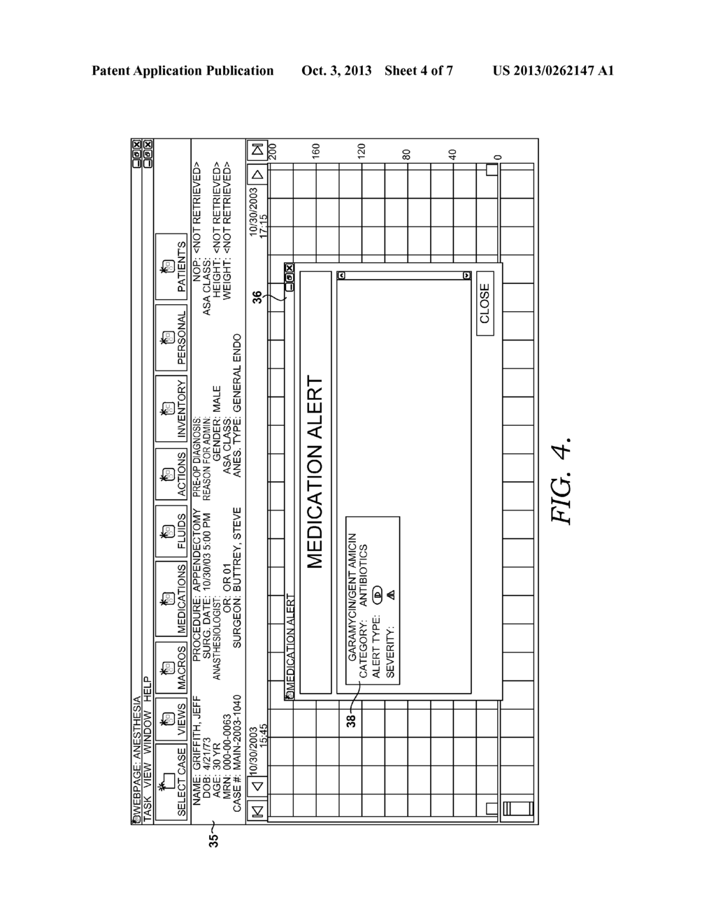 SYSTEM AND METHOD FOR PREEMPTIVE DETERMINATION OF THE POTENTIAL FOR AN     ATYPICAL CLINCIAL EVENT RELATED TO THE ADMINISTERING OF MEDICATION - diagram, schematic, and image 05