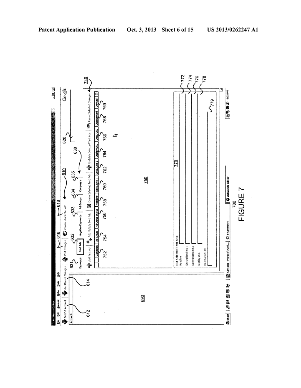 FACILITATING CLIENT-SIDE MANAGEMENT OF ONLINE ADVERTISING INFORMATION,     SUCH AS ADVERTISING ACCOUNT INFORMATION - diagram, schematic, and image 07