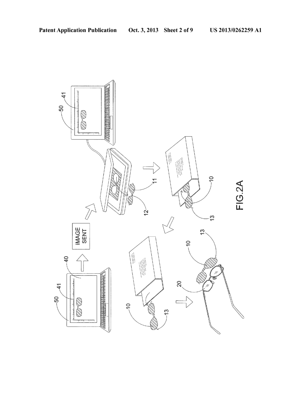 Method and System for Making Up Spectacles and Eyesight Testing through     Public Network - diagram, schematic, and image 03