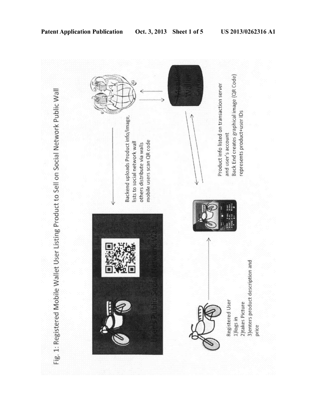 Securely Selling and Purchasing of Goods through Social Network Sites     Using a Secure Mobile Wallet System as a Mobile Commerce - diagram, schematic, and image 02