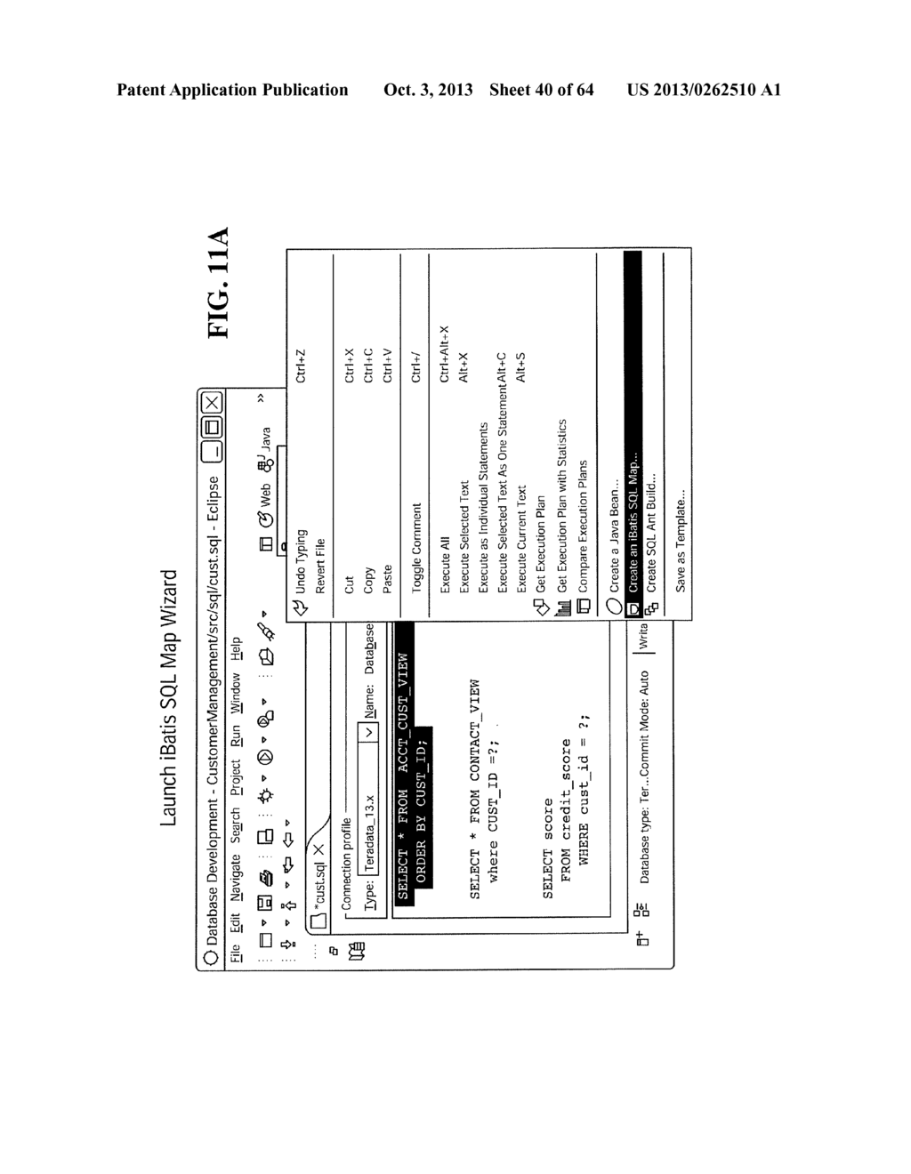 QUERY DERIVED COMMUNICATION MECHANISM FOR COMMUNICATION BETWEEN RELATIONAL     DATABASES AND OBJECT-BASED COMPUTING ENVIRONMENTS AND SYSTEMS - diagram, schematic, and image 41