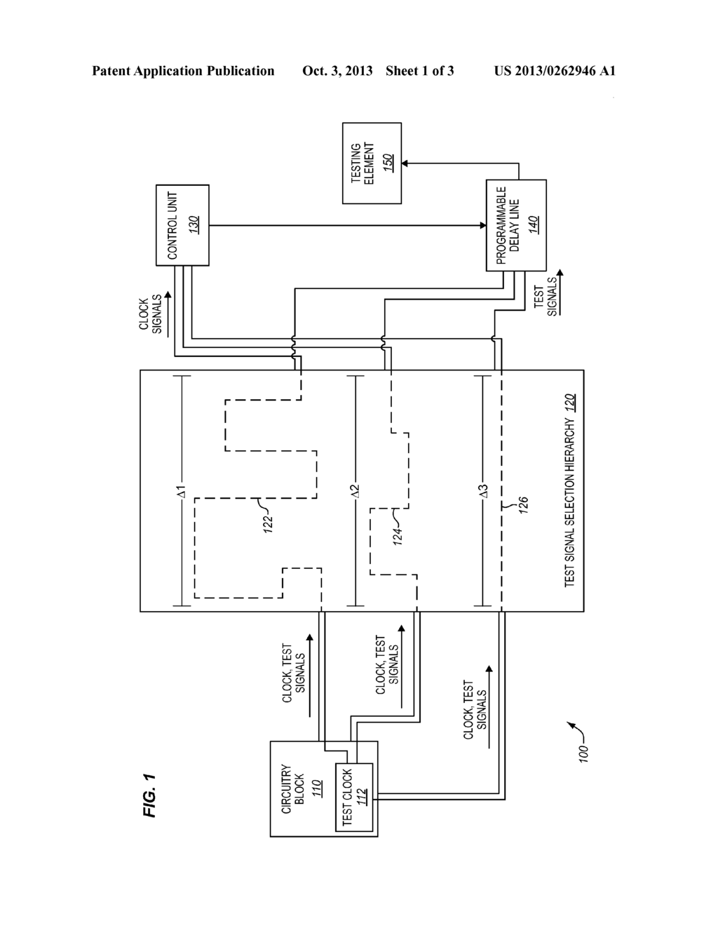 METHODS AND STRUCTURE FOR CORRELATION OF TEST SIGNALS ROUTED USING     DIFFERENT SIGNALING PATHWAYS - diagram, schematic, and image 02