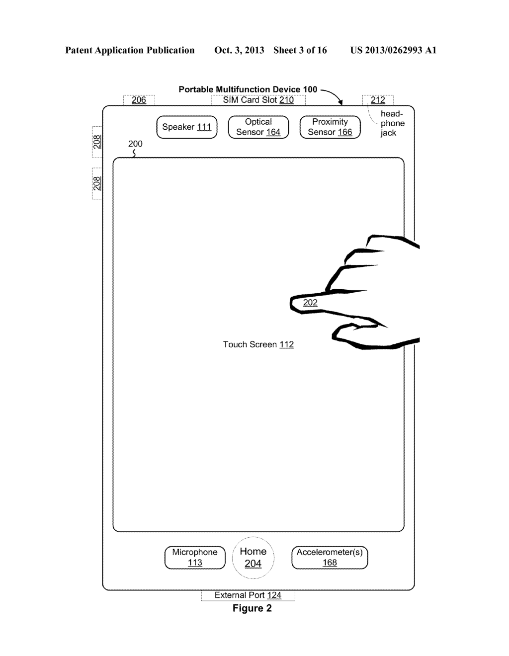 Portable Multifunction Device, Method, and Graphical User Interface for     Interacting with User Input Elements in Displayed Content - diagram, schematic, and image 04