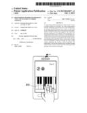 SONG WRITING METHOD AND APPARATUS USING TOUCH SCREEN IN MOBILE TERMINAL diagram and image