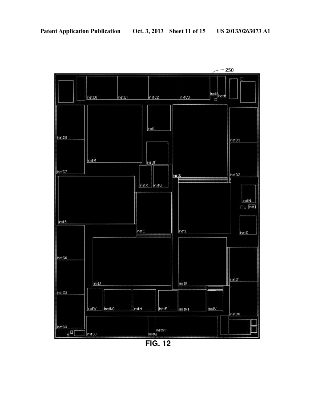 COMPUTER SYSTEM AND METHOD FOR PERFORMING A ROUTING SUPPLY AND DEMAND     ANALYSIS DURING THE FLOOR PLANNING STAGE OF AN INTEGRATED CIRCUIT DESIGN     PROCESS - diagram, schematic, and image 12