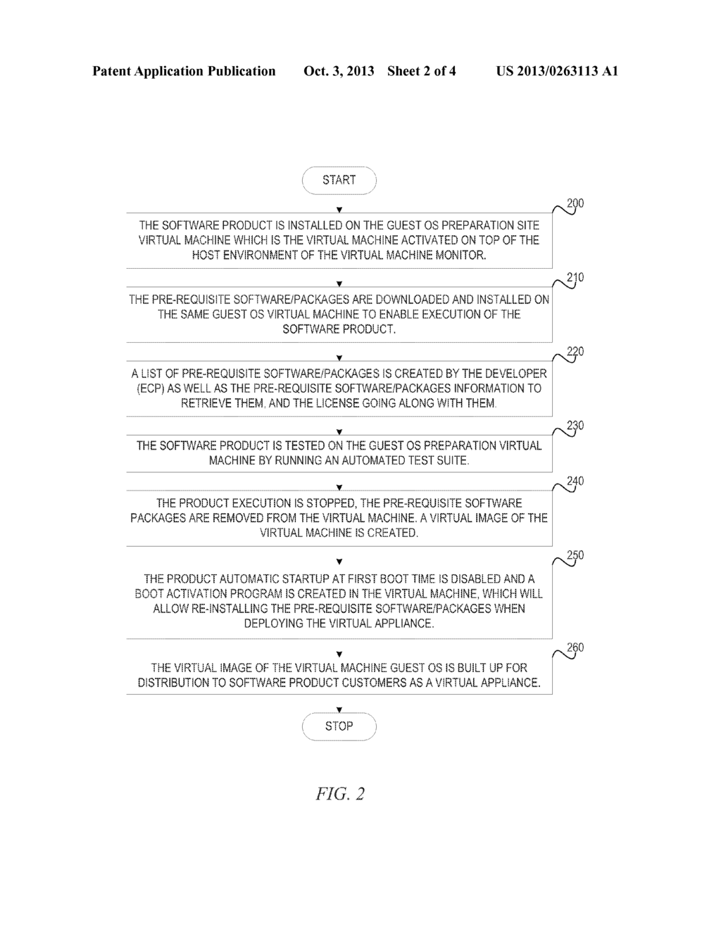 Managing Pre-Requisite of a Software Product Virtual Image - diagram, schematic, and image 03