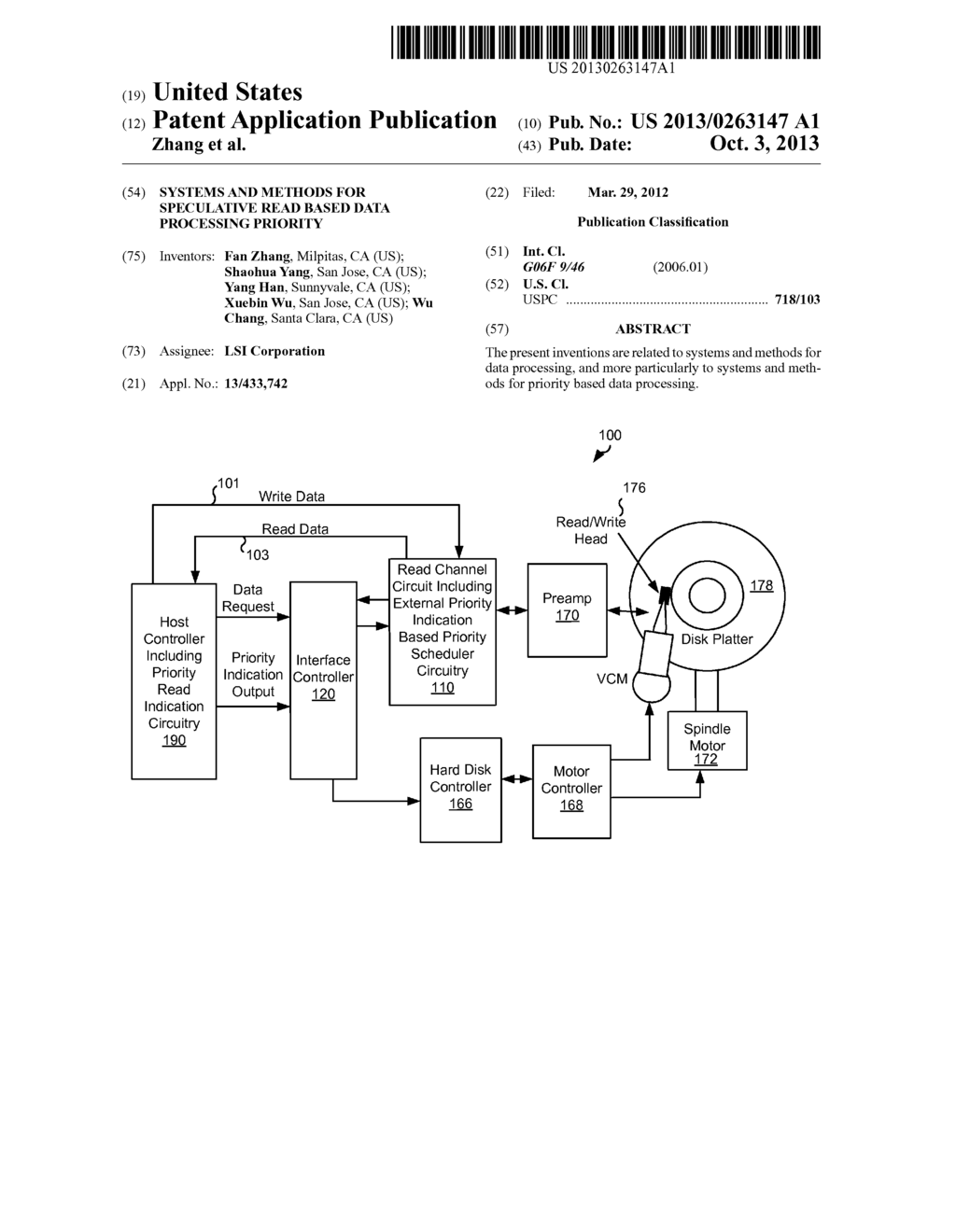 Systems and Methods for Speculative Read Based Data Processing Priority - diagram, schematic, and image 01