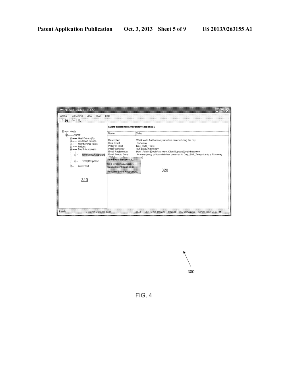 LIMITING EXECUTION OF EVENT-RESPONSES WITH USE OF POLICIES - diagram, schematic, and image 06