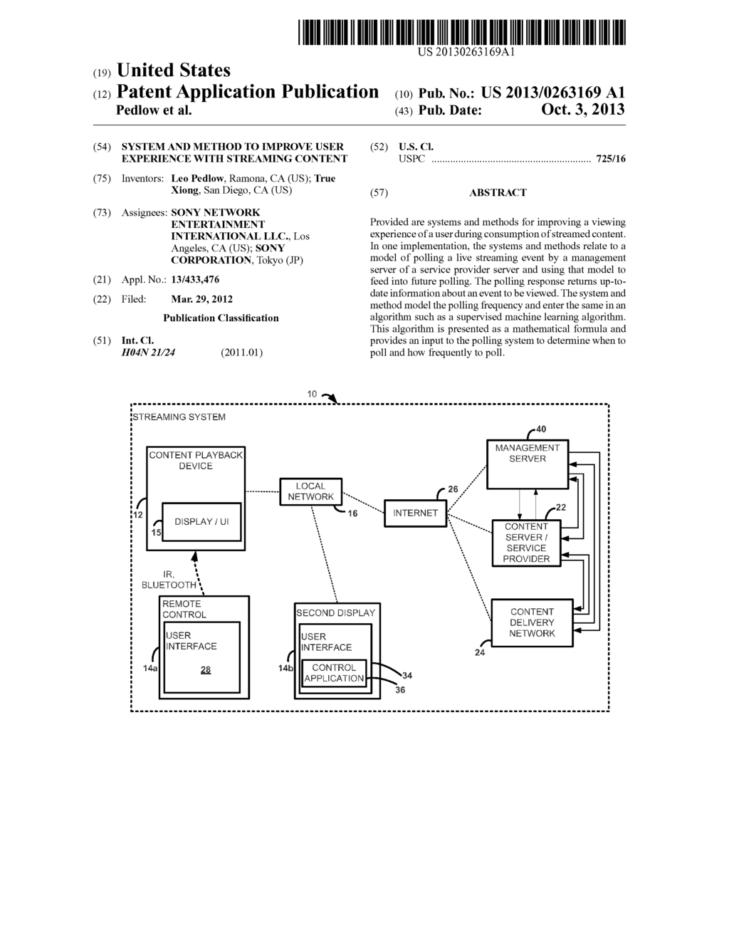 SYSTEM AND METHOD TO IMPROVE USER EXPERIENCE WITH STREAMING CONTENT - diagram, schematic, and image 01