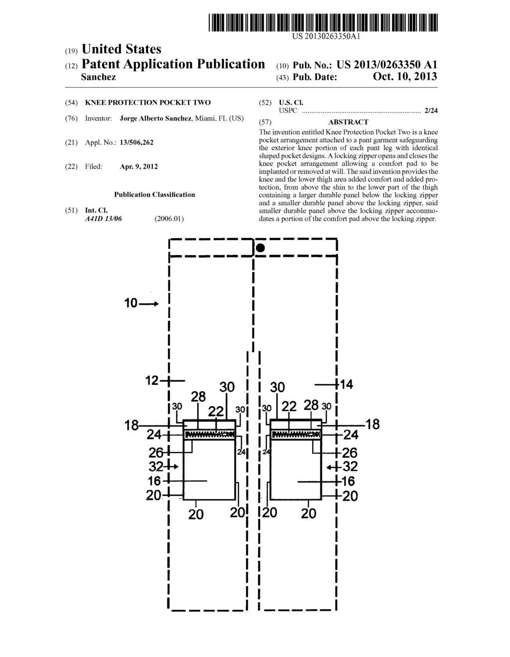 Knee protection pocket two - diagram, schematic, and image 01