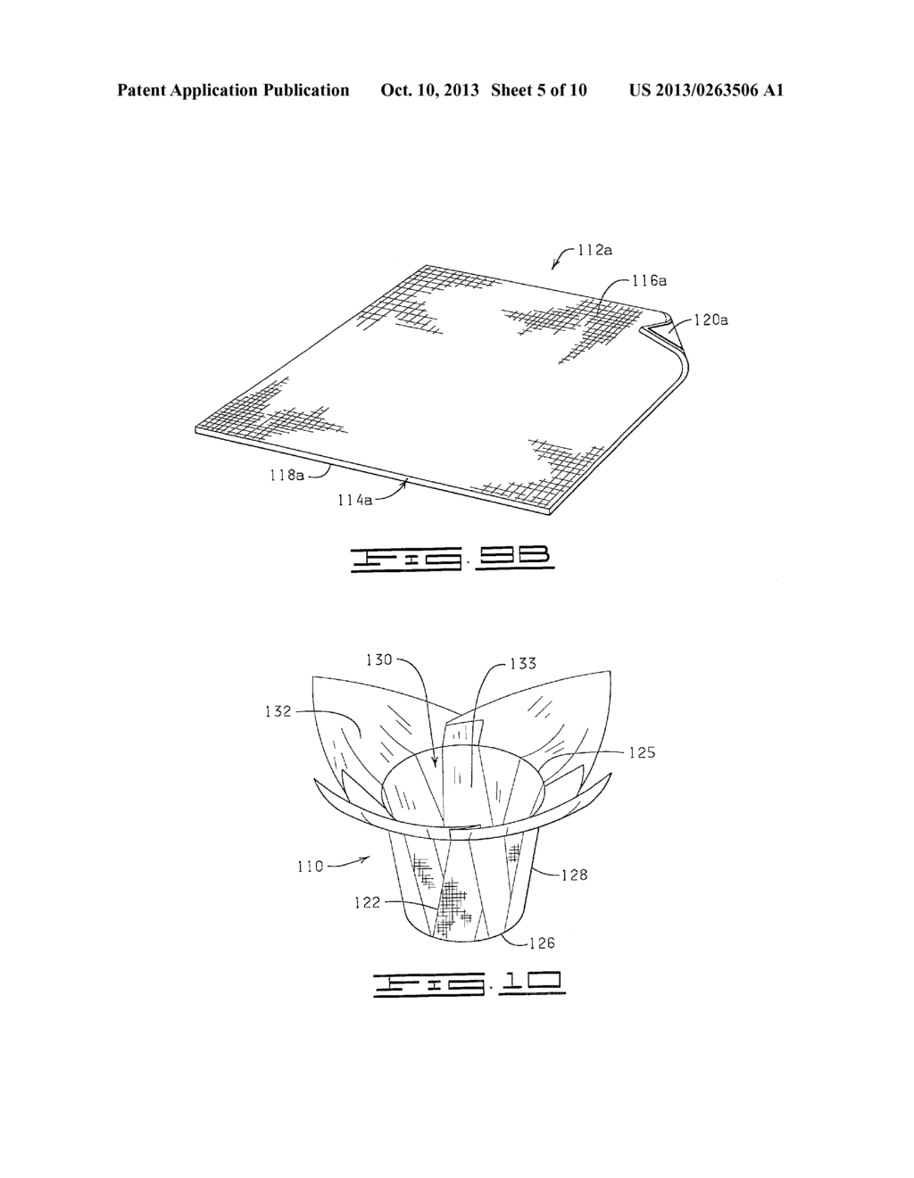 DECORATIVE COVER  FORMED OF A PAPER AND/OR POLYMERIC MATERIAL AND HAVING A     TEXTURE AND/OR APPEARANCE SIMULATING THE TEXTURE AND/OR APPEARANCE OF     CLOTH - diagram, schematic, and image 06