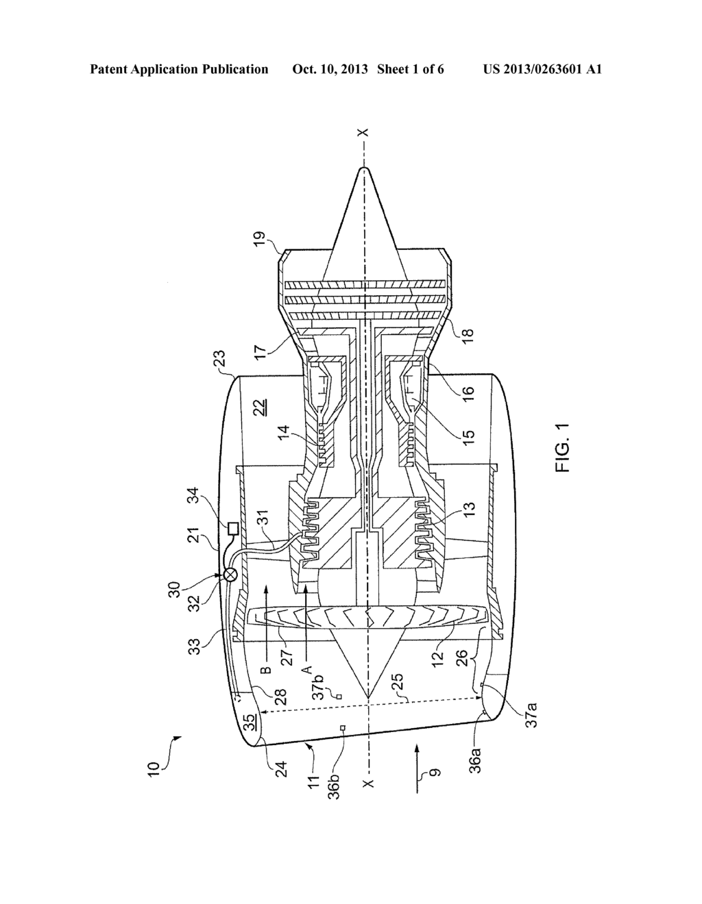 INTAKE LINER FOR A GAS TURBINE ENGINE - diagram, schematic, and image 02