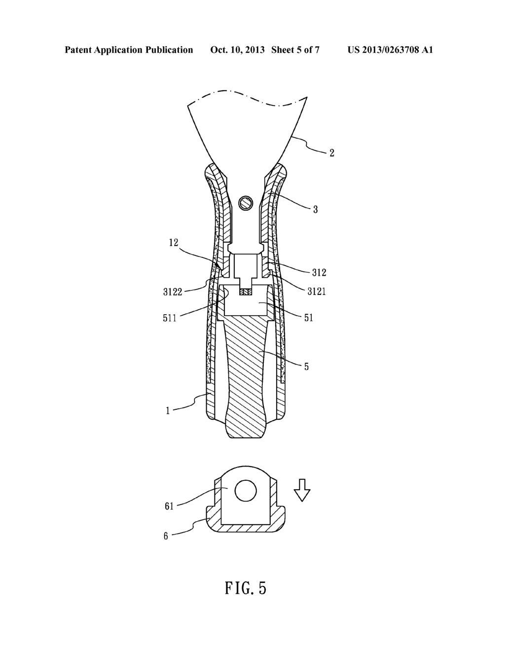 FIXING DEVICE FOR A TOOL MEMBER - diagram, schematic, and image 06