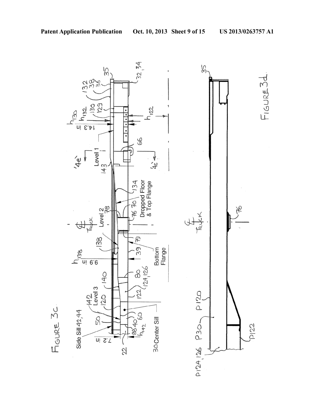 AUTORACK RAILROAD CAR AND UNDERFRAME THEREFOR - diagram, schematic, and image 10