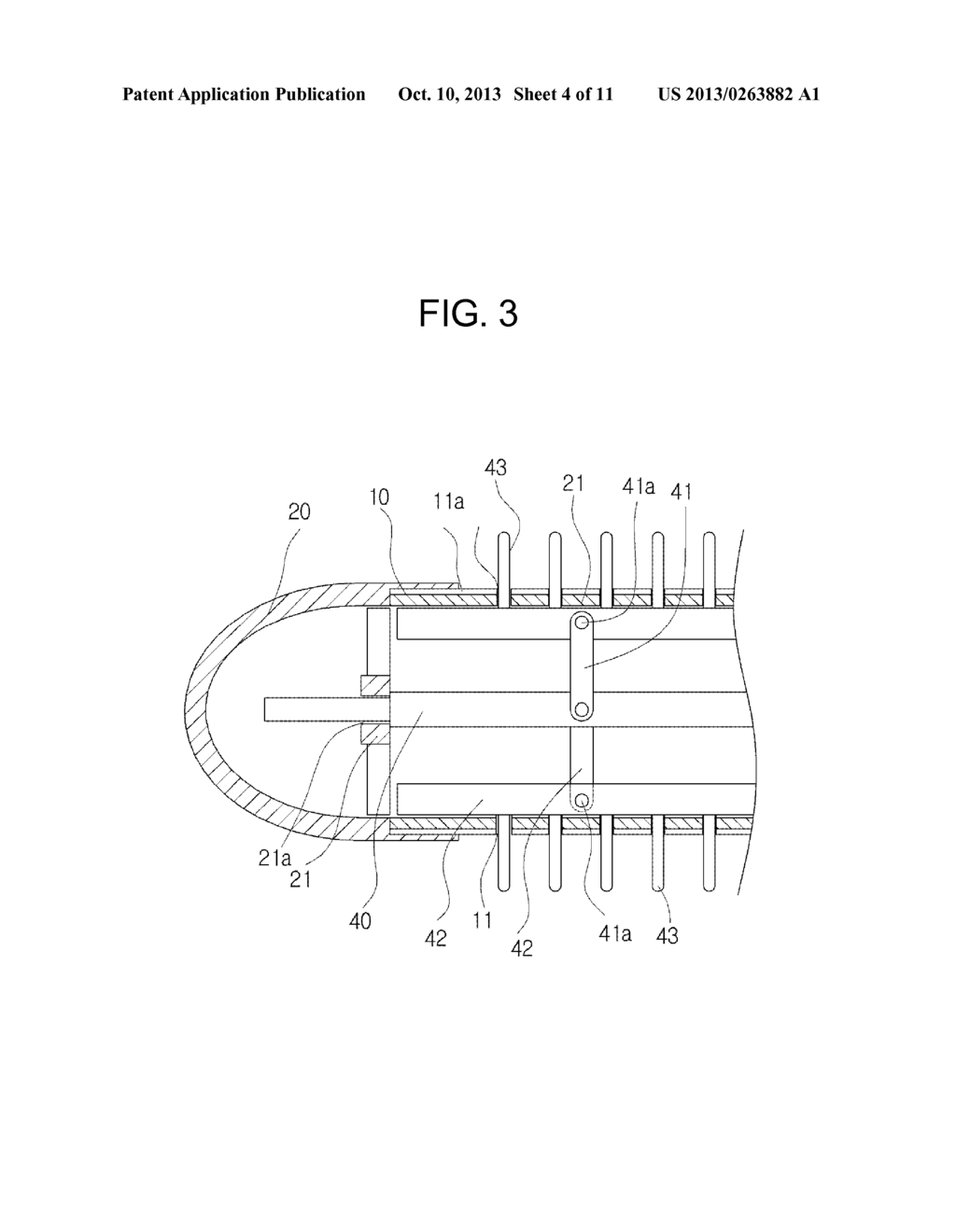 CURLING IRON HAVING PROTRUDING AND RETRACTING COMB TEETH - diagram, schematic, and image 05