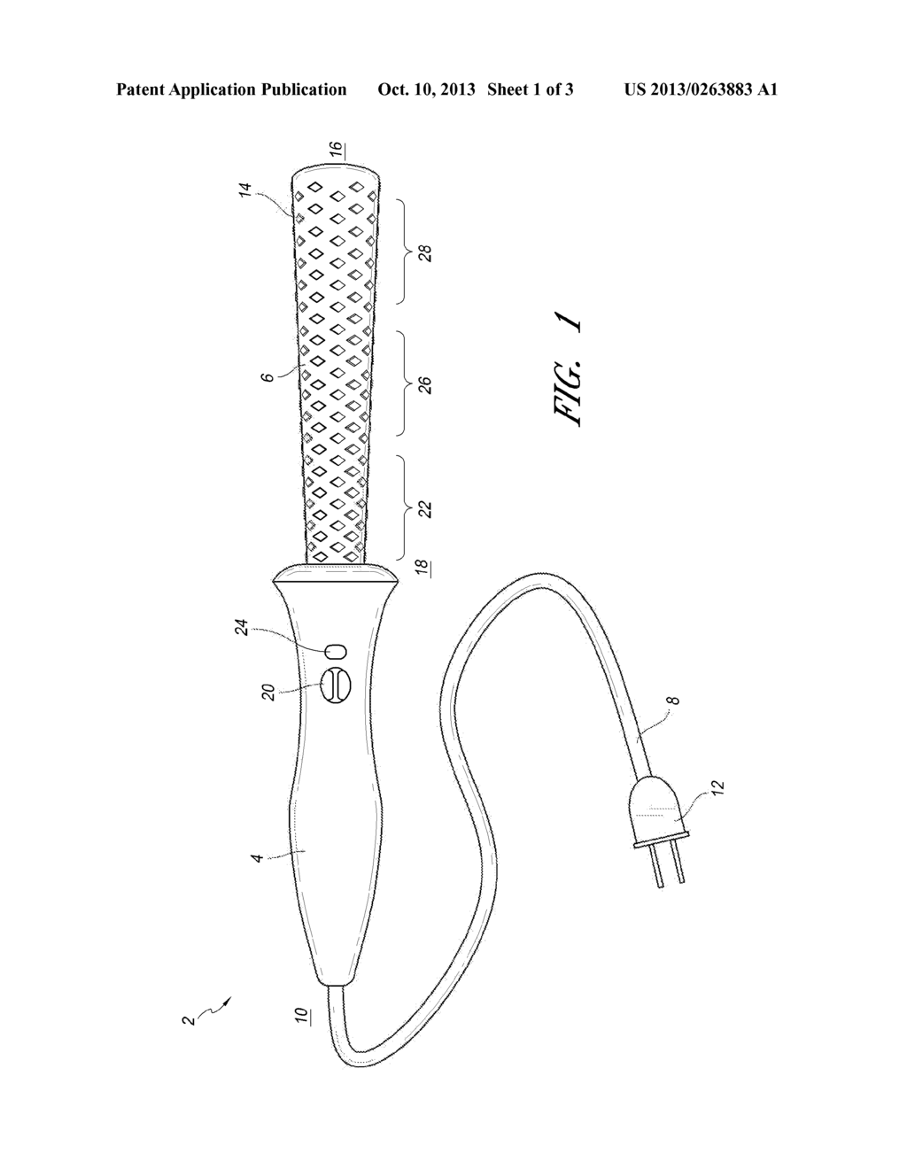 CURLING IRON - diagram, schematic, and image 02