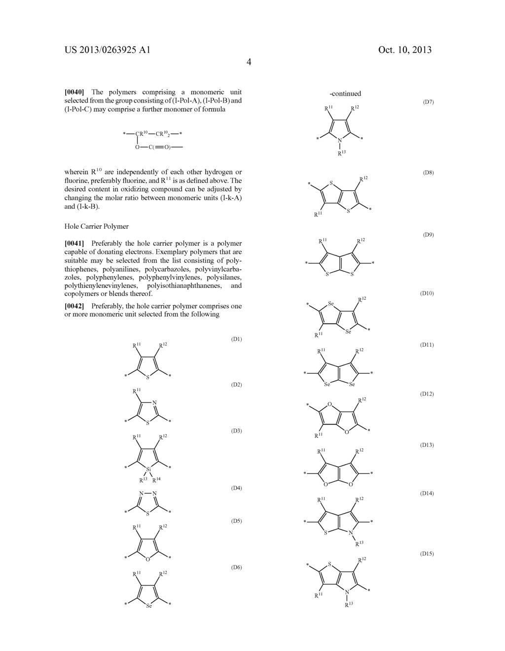 Hole Carrier Layer For Organic Photovoltaic Device - diagram, schematic, and image 07