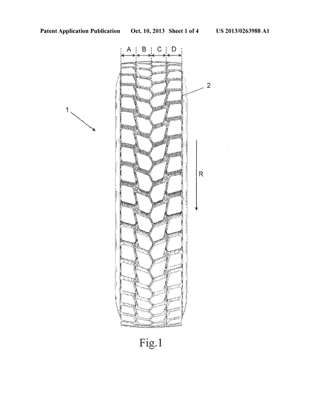 TYRE FOR HEAVY LOAD VEHICLE WHEELS - diagram, schematic, and image 02