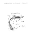 TYRE COMPRISING A SELF-SEALING LAYER HAVING AN AXIAL CREEP GRADIENT diagram and image