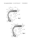 TYRE COMPRISING A SELF-SEALING LAYER HAVING A RADIAL CREEP GRADIENT diagram and image