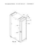 HEAT EXCHANGER DOOR FOR AN ELECTRONICS RACK diagram and image