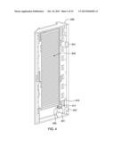 STRUCTURAL CONFIGURATION OF A HEAT EXCHANGER DOOR FOR AN ELECTRONICS RACK diagram and image