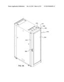 STRUCTURAL CONFIGURATION OF A HEAT EXCHANGER DOOR FOR AN ELECTRONICS RACK diagram and image