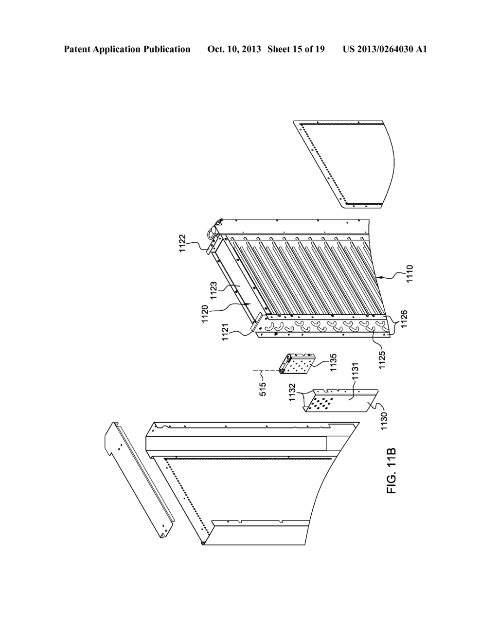 STRUCTURAL CONFIGURATION OF A HEAT EXCHANGER DOOR FOR AN ELECTRONICS RACK - diagram, schematic, and image 16