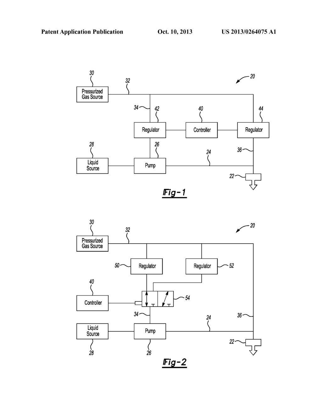 FIRE SUPPRESSION SYSTEM WITH VARIABLE DUAL USE OF GAS SOURCE - diagram, schematic, and image 02