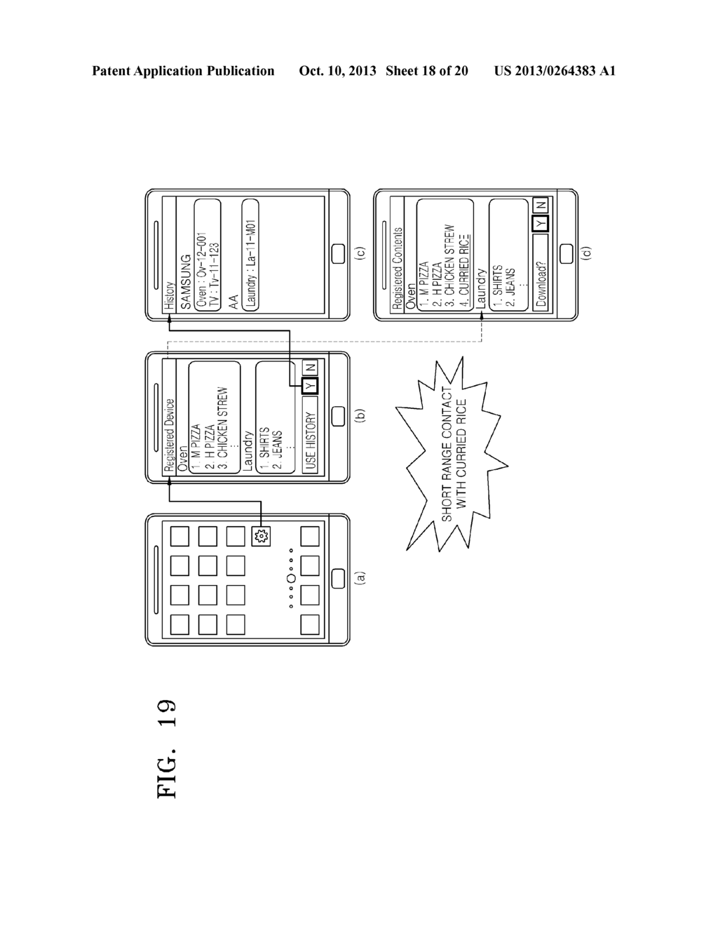 SYSTEM AND METHOD OF PROVIDING CONTROL INFORMATION TO DEVICE REGARDING     PRODUCT - diagram, schematic, and image 19