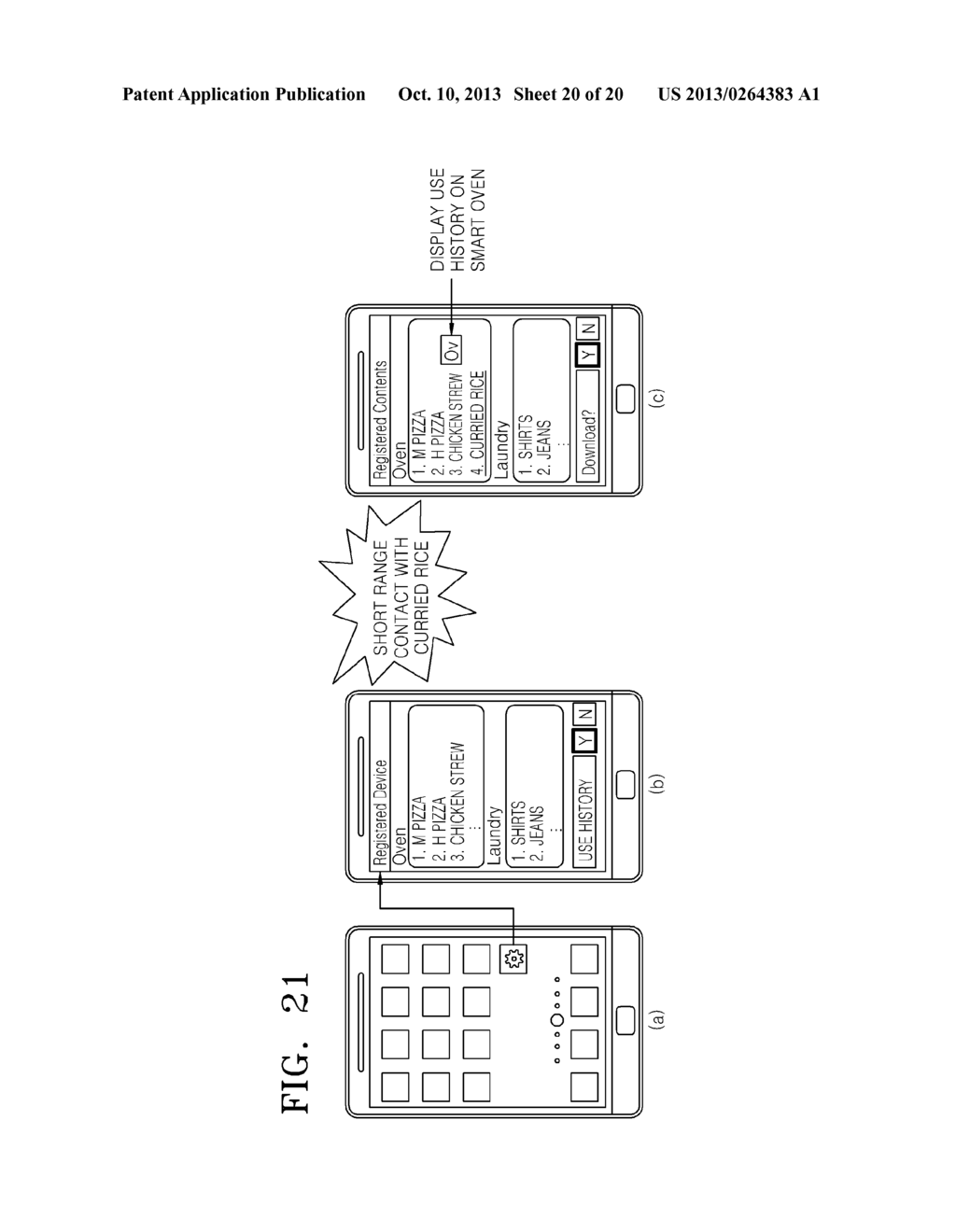 SYSTEM AND METHOD OF PROVIDING CONTROL INFORMATION TO DEVICE REGARDING     PRODUCT - diagram, schematic, and image 21