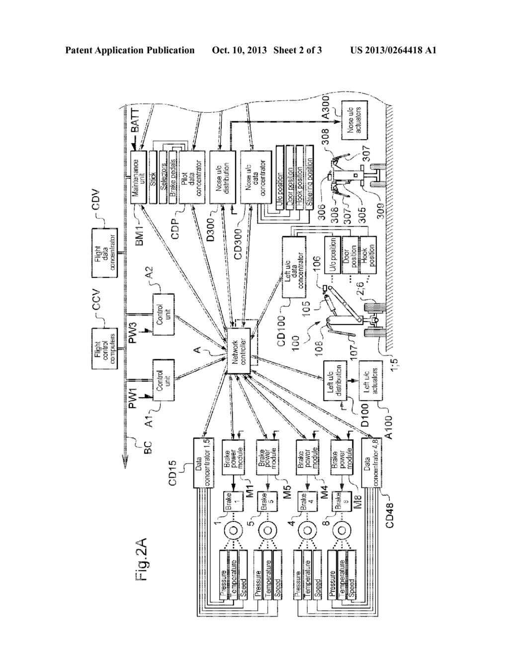 METHOD OF MANAGING SYSTEMS ASSOCIATED WITH THE LANDING GEAR OF AN AIRCRAFT - diagram, schematic, and image 03