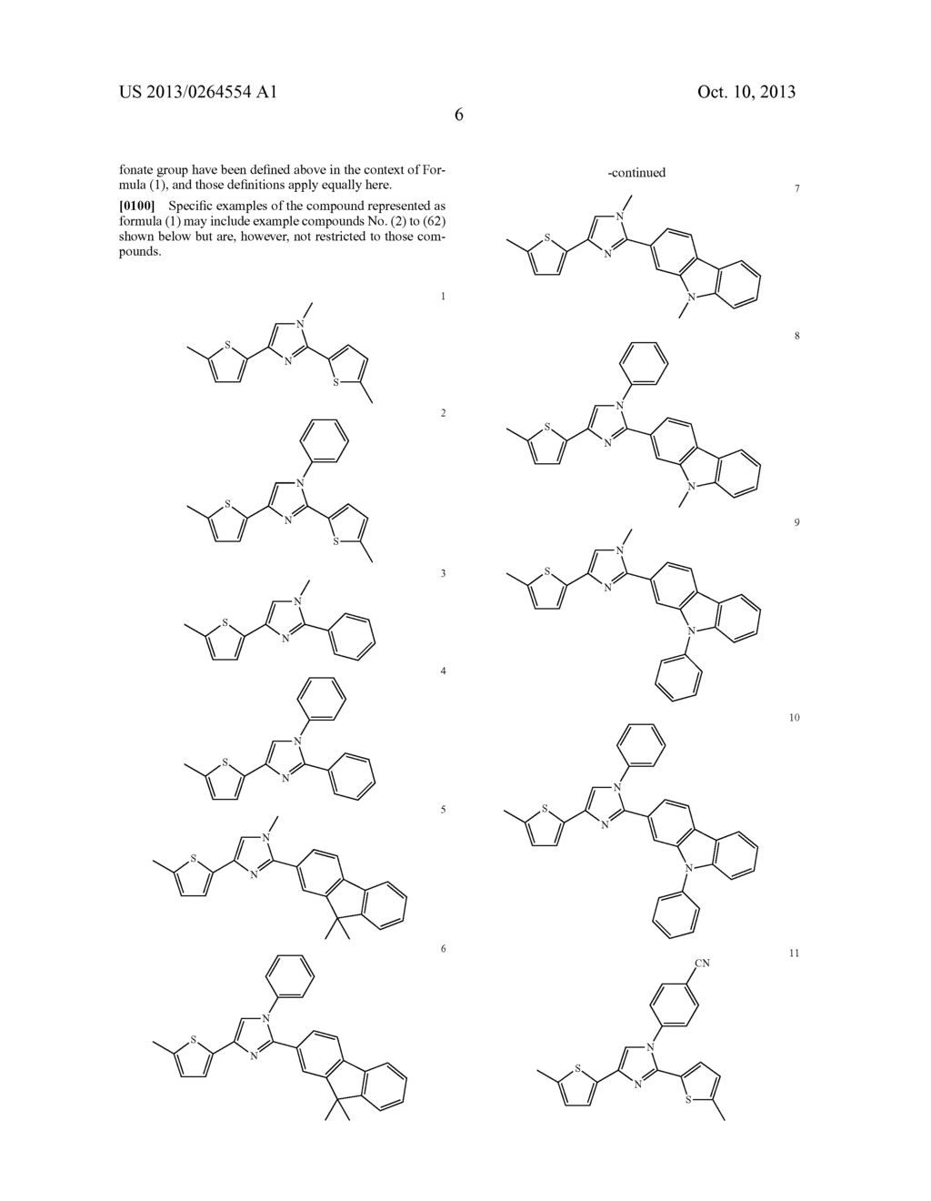 ORGANIC ELECTROLUMINESCENT DEVICE - diagram, schematic, and image 09