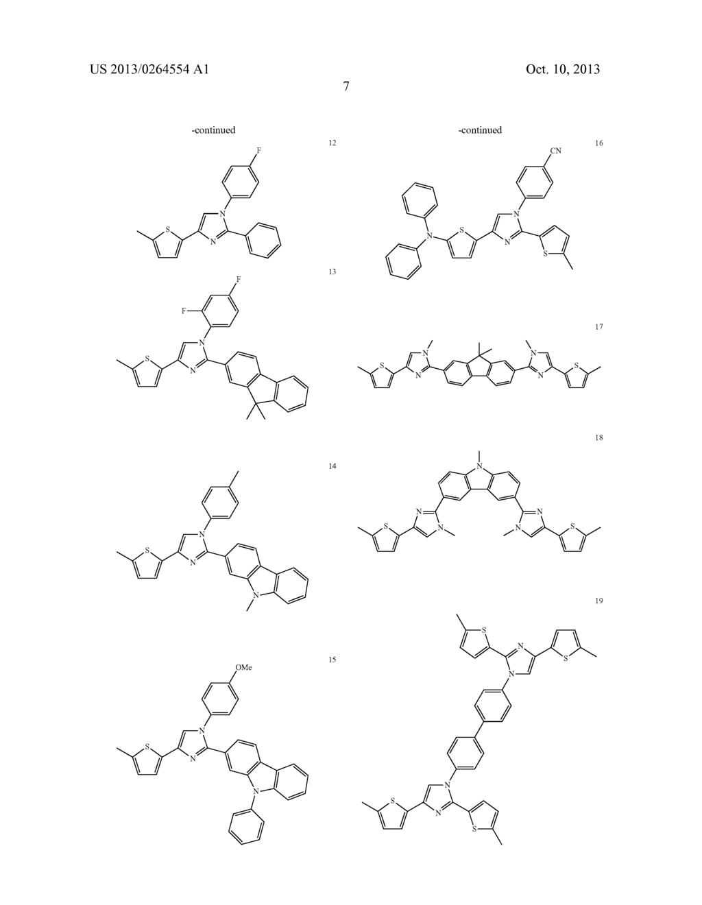 ORGANIC ELECTROLUMINESCENT DEVICE - diagram, schematic, and image 10