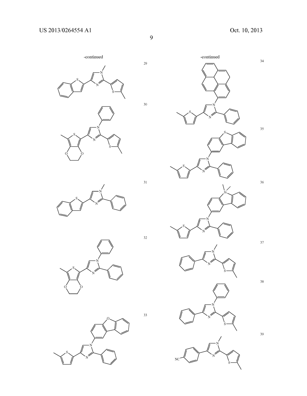 ORGANIC ELECTROLUMINESCENT DEVICE - diagram, schematic, and image 12