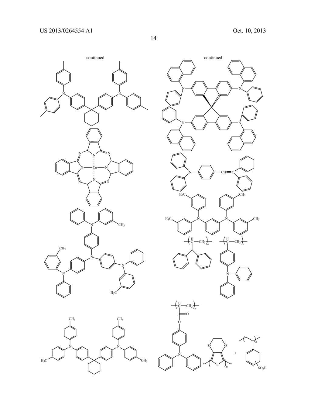 ORGANIC ELECTROLUMINESCENT DEVICE - diagram, schematic, and image 17