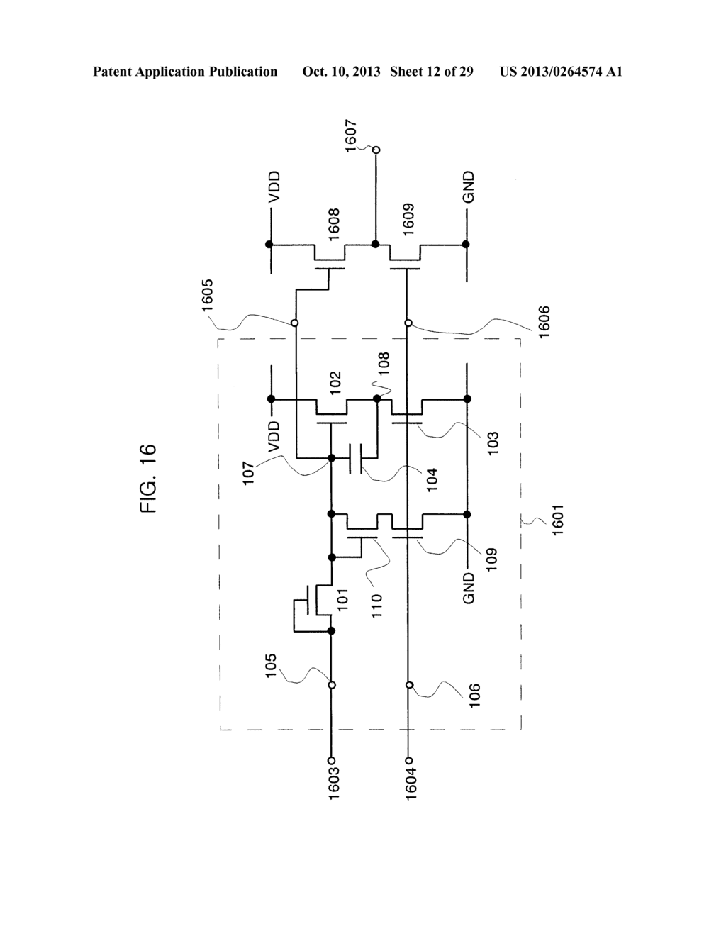 SEMICONDUCTOR DEVICE, AND DISPLAY DEVICE AND ELECTRONIC DEVICE USING THE     SAME - diagram, schematic, and image 13