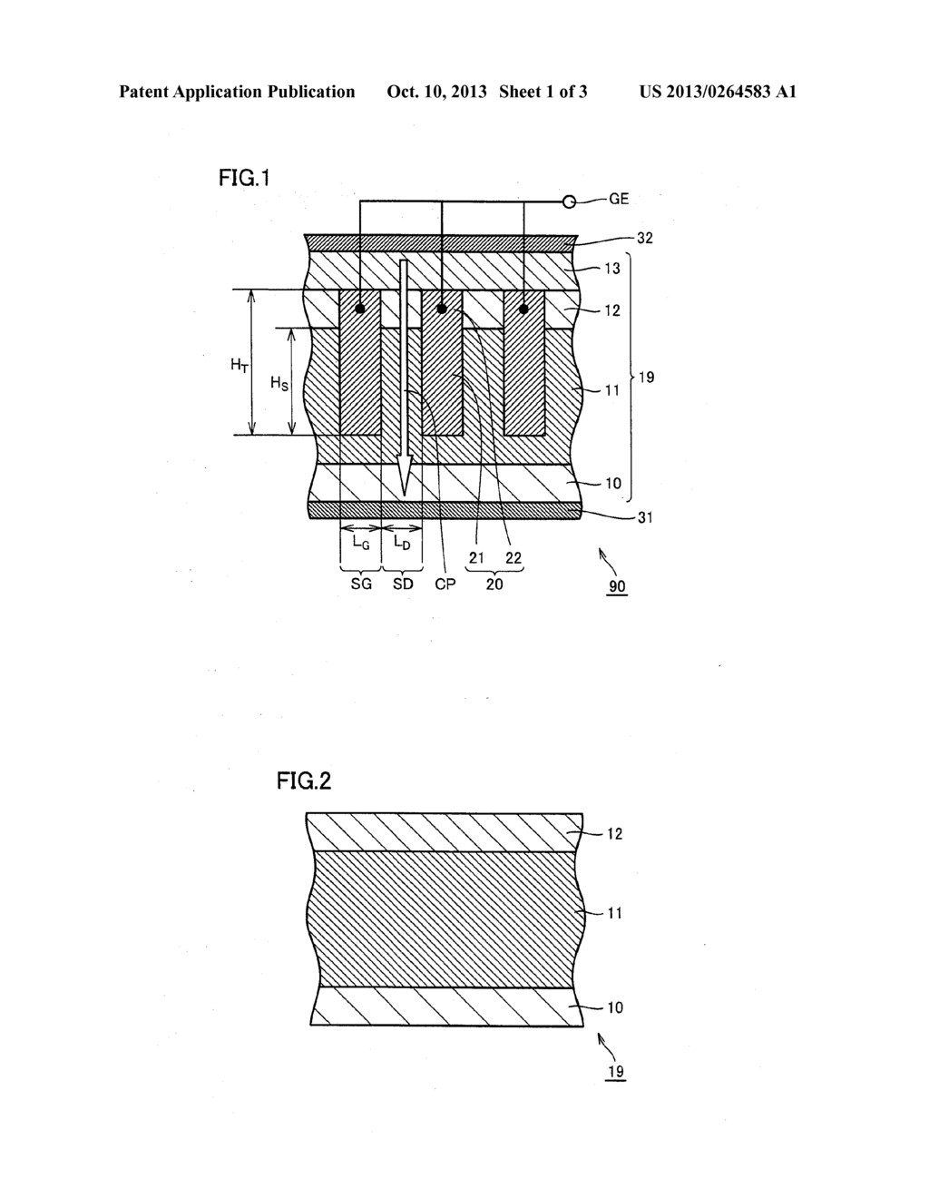 POWER SEMICONDUCTOR DEVICE AND METHOD FOR MANUFACTURING SAME - diagram, schematic, and image 02