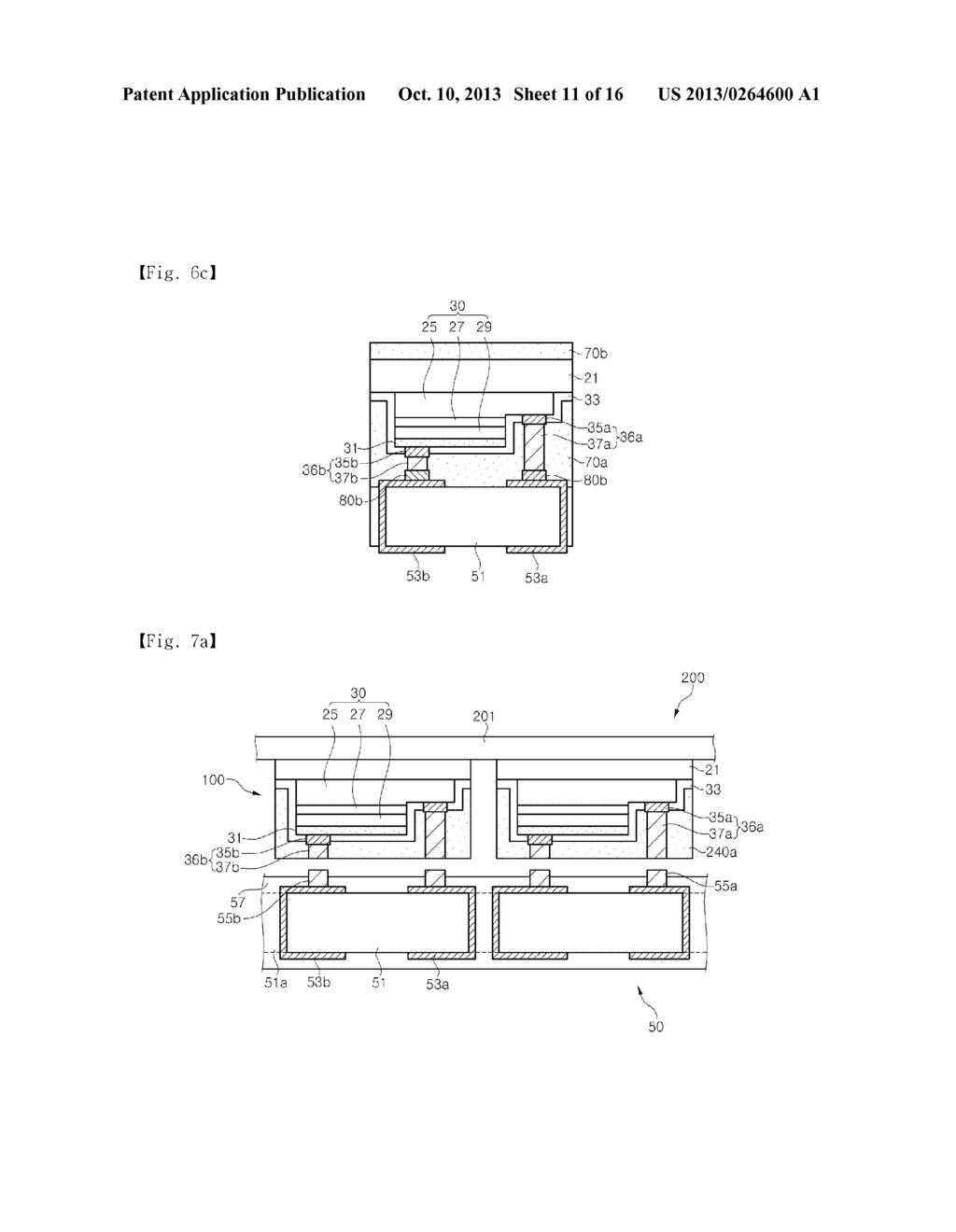 METHOD OF FABRICATING SEMICONDUCTOR DEVICE USING GANG BONDING AND     SEMICONDUCTOR DEVICE FABRICATED BY THE SAME - diagram, schematic, and image 12