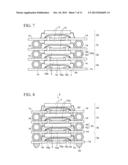 STACKED SEMICONDUCTOR DEVICE AND METHOD OF MANUFACTURING THE SAME diagram and image