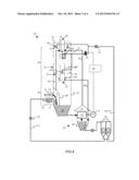 Steam condensation tower for a granulation installation diagram and image