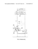 Steam condensation tower for a granulation installation diagram and image