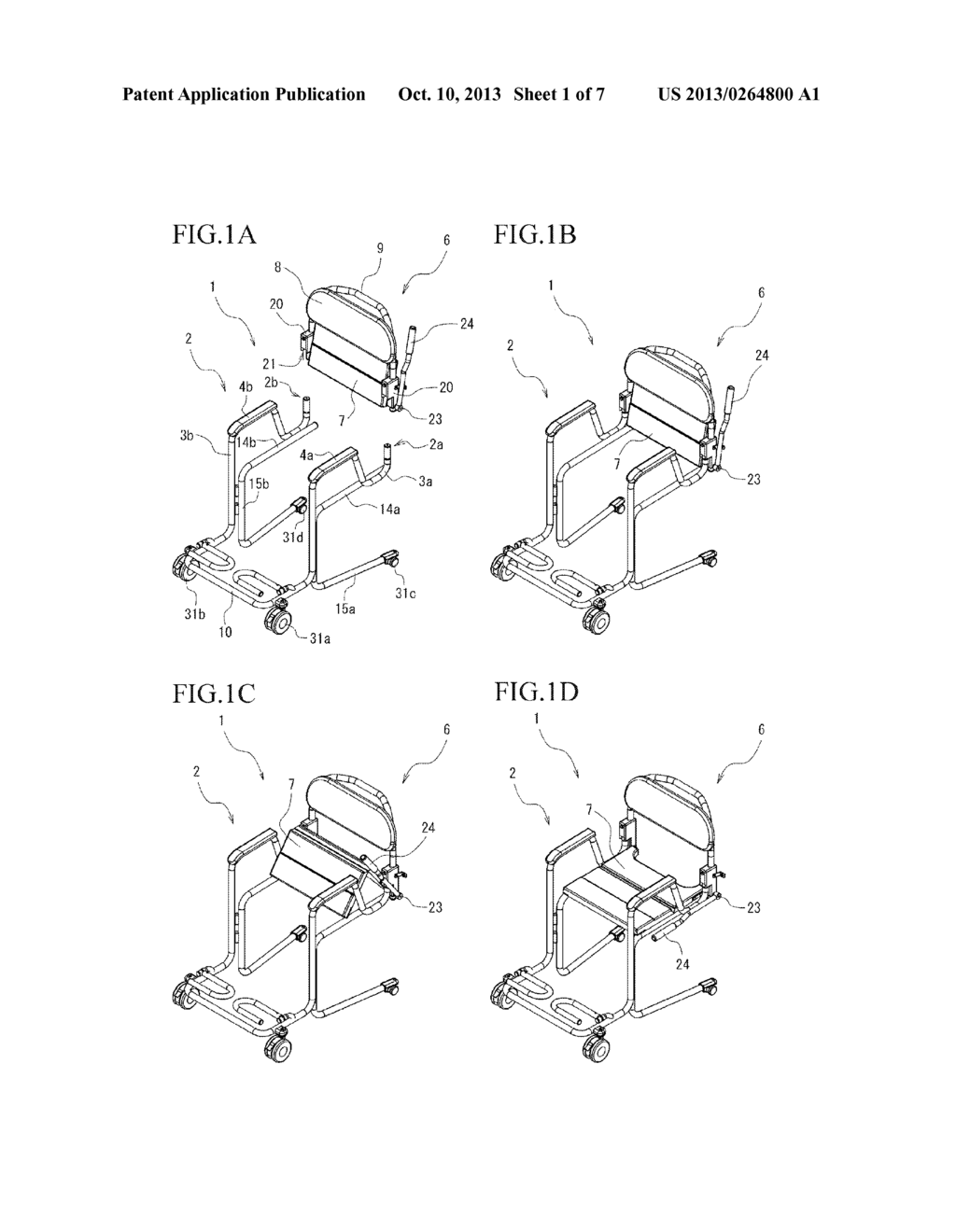 NURSING WHEELCHAIR - diagram, schematic, and image 02