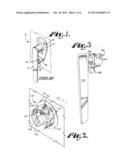 DOOR LOCK WITH REMOVABLE HANDLE AND PUCK LOCK diagram and image