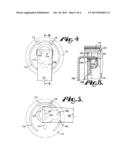 DOOR LOCK WITH REMOVABLE HANDLE AND PUCK LOCK diagram and image