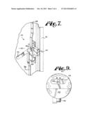 DOOR LOCK WITH REMOVABLE HANDLE AND PUCK LOCK diagram and image