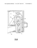 MOTOR VEHICLE FRONT-END ASSEMBLY COMPRISING MEANS FOR LOCKING A FRONT-END     MODULE ONTO A RAILPLATE diagram and image