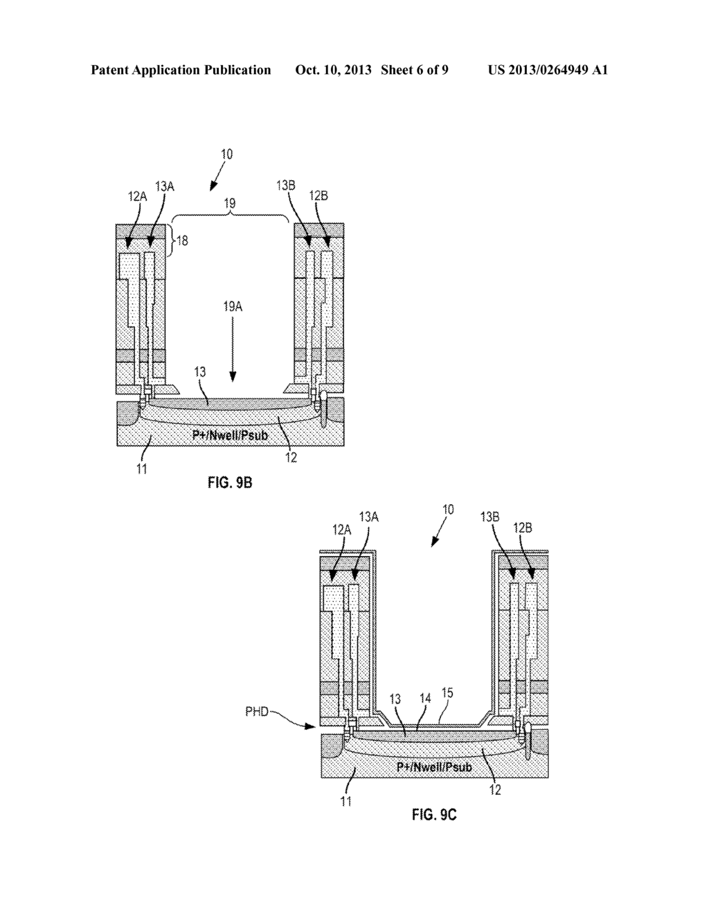 SENSOR COMPRISING AT LEAST A VERTICAL DOUBLE JUNCTION PHOTODIODE, BEING     INTEGRATED ON A SEMICONDUCTOR SUBSTRATE AND CORRESPONDING INTEGRATION     PROCESS - diagram, schematic, and image 07